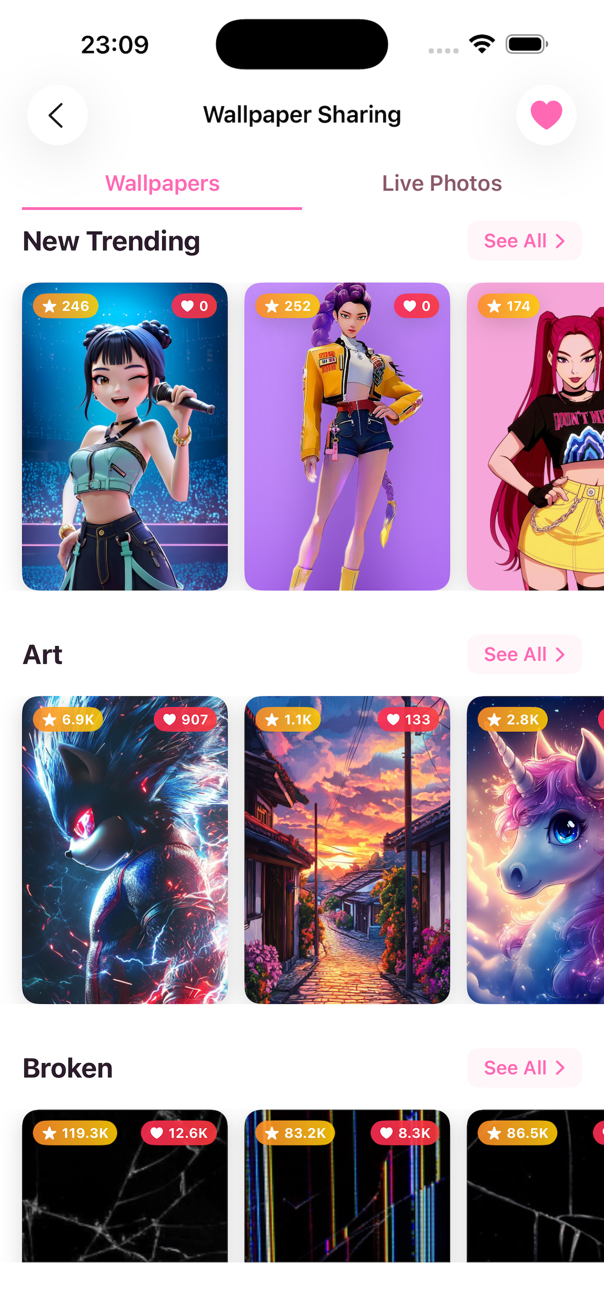 Ringtone App Interface